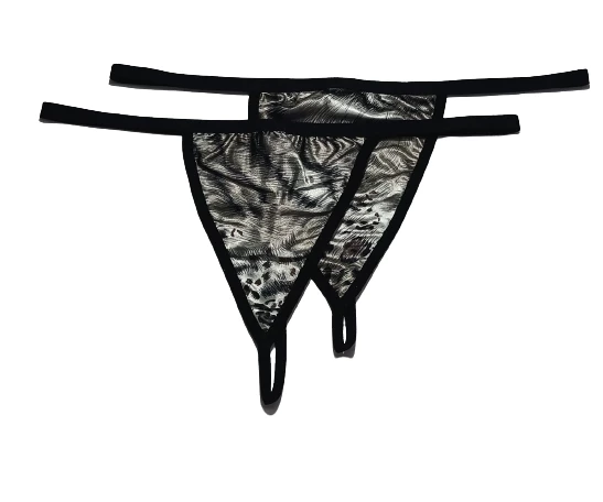 ASM1228 Kadın 2 Li Leopar Aklı Sarsıtan String