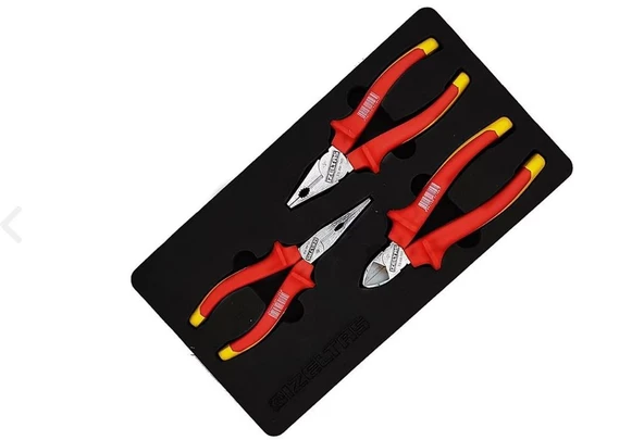 İzeltaş Elektrikçi Seti İzoleli 160mm 1000v (3Prç) - 3020006003
