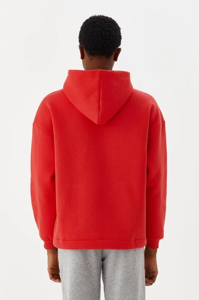 No Fear Erkek Sweatshirt Kapüşonlu Kırmızı M500243 - 6