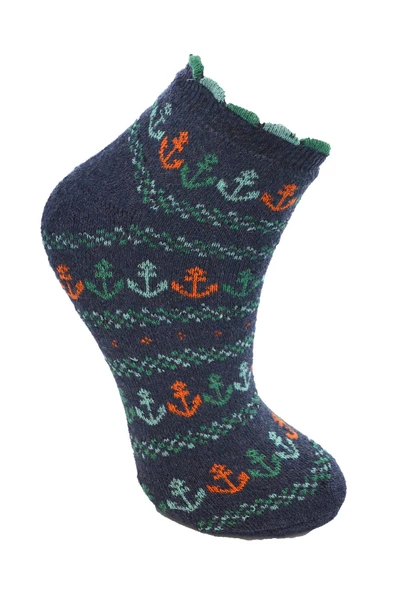 Havlu Patik Çorap Kadın Desenli Pamuk - 8