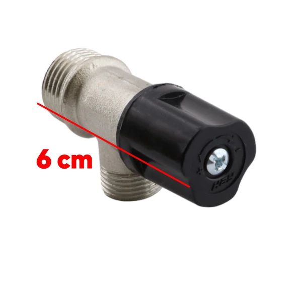 Metal Aç Kapa Vanalı Kumlamalı Taharet Musluğu Sağlam Ara Musluk Wc Klozet 0473 - Resim 2