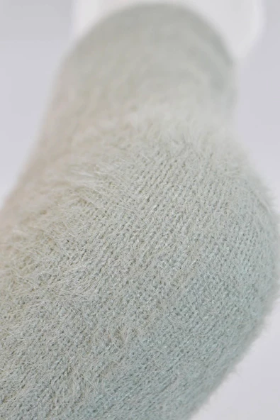 Nefes Alan Çorap Kadın Kadifemsi Özel Doku Mikro Pamuk 36-40 - Resim 8