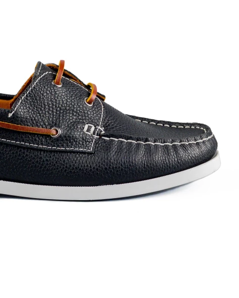 Selge Siyah Hakiki Deri Erkek Loafer Ayakkabı - 5