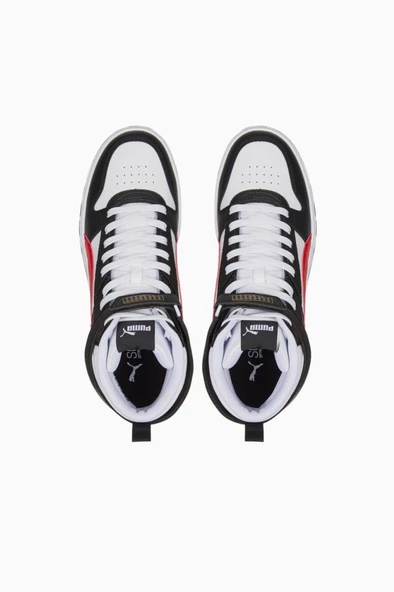 Puma RBD Game Unisex Sneaker Ayakkabı Beyaz Siyah Kırmızı 36-40 - 6