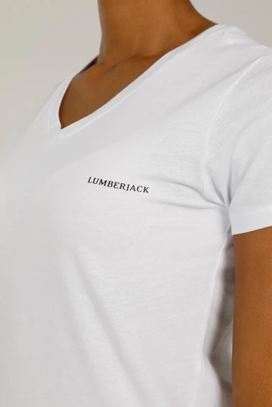 LUMBERJACK CT126 BASIC V NECK T-SHIRT 2FX - 5