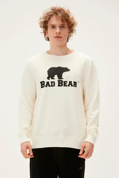 BAD BEAR LOGO CREWNECK ERKEK SWEATSHIRT - 2