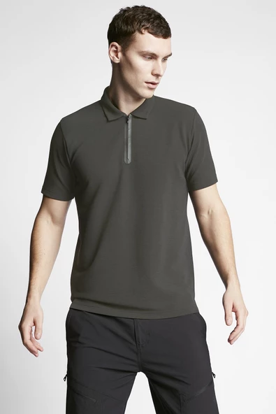 LESCON 23Y-1057 OUTDOOR KISA KOL POLO YAKA TSHIRT - 5