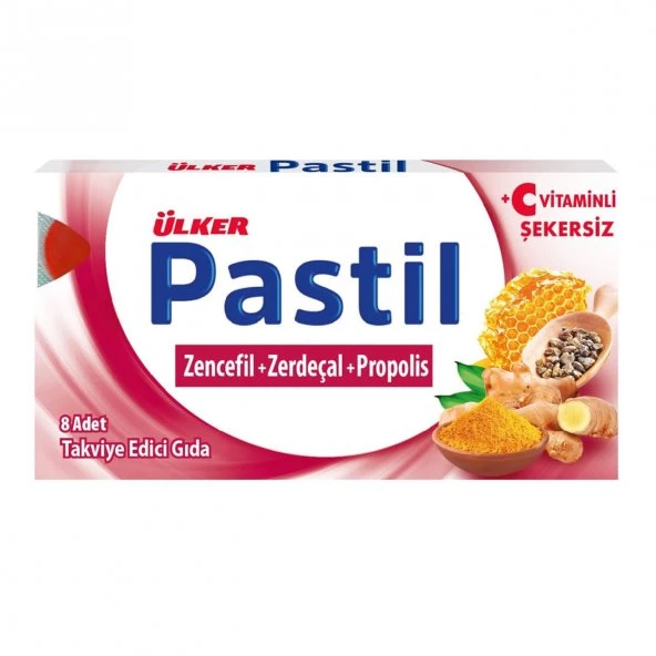 Zencefil Zerdeçal Propolis 8 Pastil ürün görseli