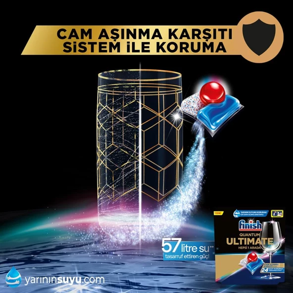 Finish Quantum Ultimate Bulaşık Makinesi Tableti 20'li - 5