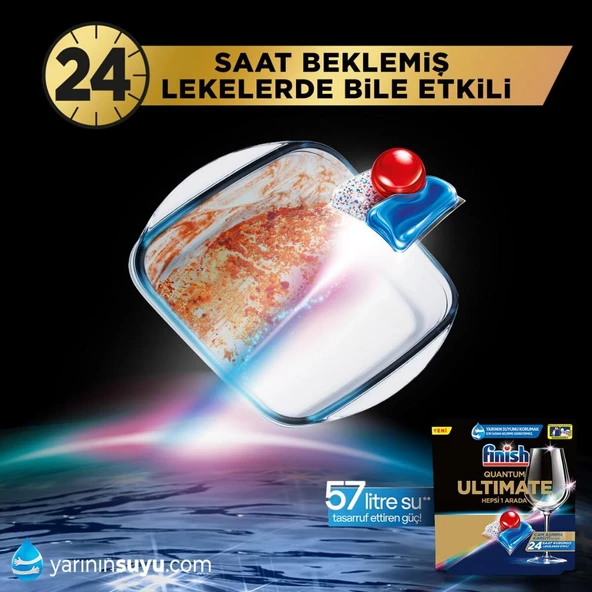 Finish Quantum Ultimate Bulaşık Makinesi Tableti 20'li - 4