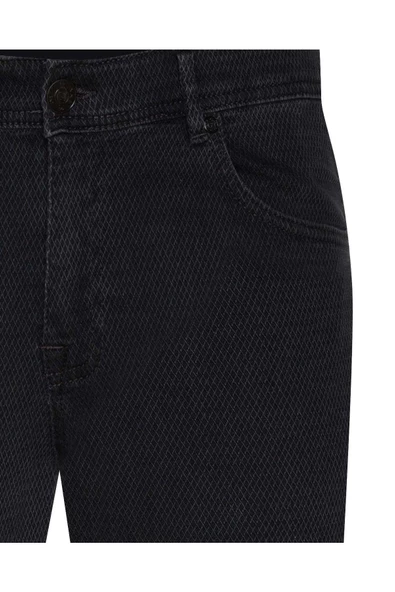 Slim Fit Gri Erkek Jean Pantolon - 3