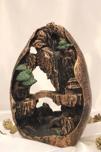 Büyük Dağ Görünümlü Geri Akış Tütsülük - Resim 4