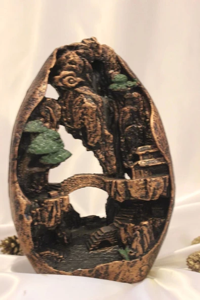 Büyük Dağ Görünümlü Geri Akış Tütsülük - Resim 3