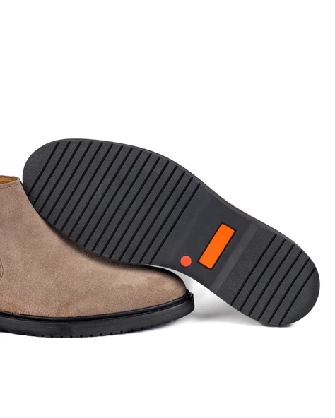 Anzer Gri Hakiki Süet Deri Erkek Bot - Resim 3