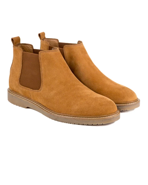 Anzer Taba Hakiki Süet Deri Erkek Bot - Resim 2