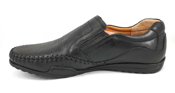 Çetintaş Büyük Numara Ayakkabı 4415 % 100 Hakiki Deri 45-46-47-48 Siyah - 6