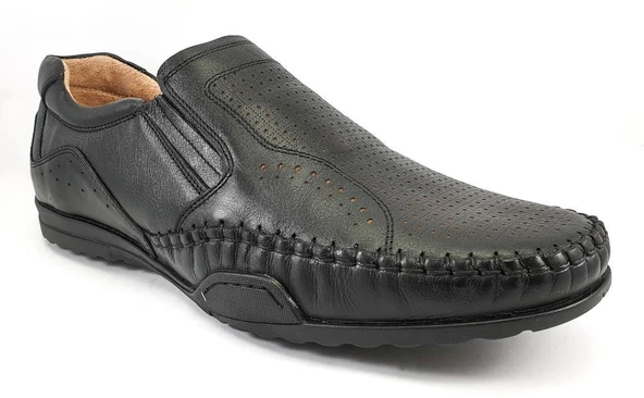 Çetintaş Büyük Numara Ayakkabı 4415 % 100 Hakiki Deri 45-46-47-48 Siyah