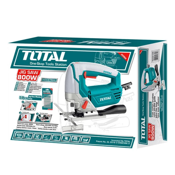Dekupaj Testere Makinesi Hobi Total 570 W 4 Kademeli Kömürlü 800 3000 Rpm Devir Ayarlı Testere - 3