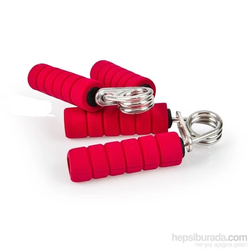 Cosfer Sünger Kaplı Çelik El Yayı (2 Adet) C5981 Kırmızı