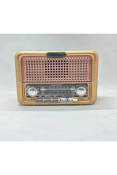 Everton RT-651 Orta Boy Güneş Enerjili Bluetooth, Nostalji , FM/AM/SW 3 Band Radyo ,usb, sd ,Aux mp3 player