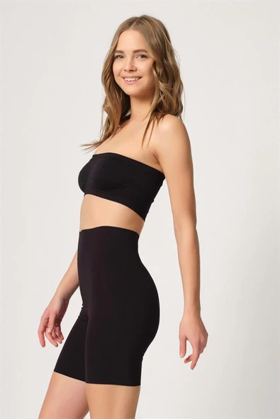 Emay 2707 Kadın Lazer Kesim Boxer Korse - 6