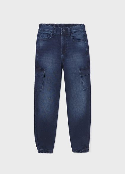 Mayoral Lacivert Çocuk Kot Pantolon - Resim 5