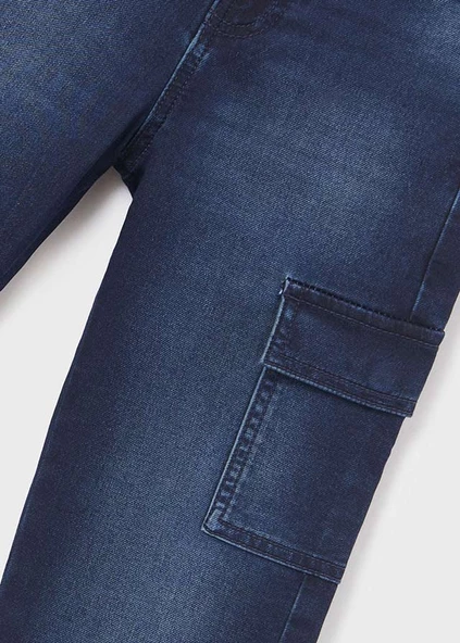 Mayoral Lacivert Çocuk Kot Pantolon - Resim 4
