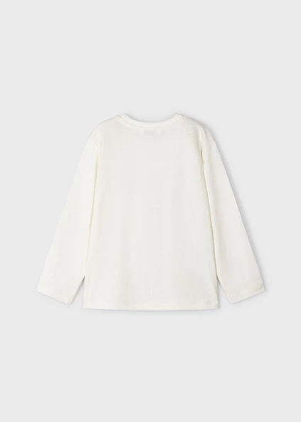 Mayoral Krem Çocuk Tshirt - Resim 5