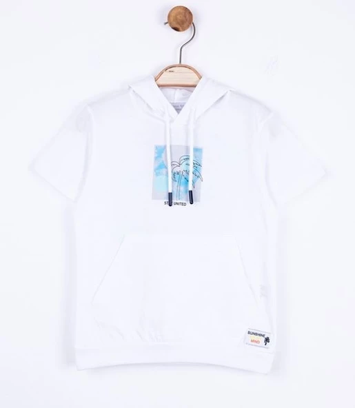 N.K Beyaz Erkek Çocuk Tshirt