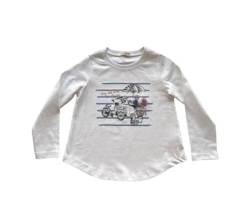 Karemela Kız çocuk Ecru Uzun Kollu Tshrt - Resim 3