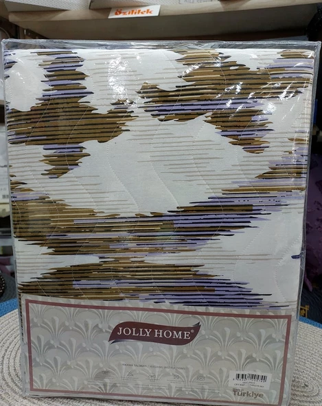 Jolly Home 4 Mevsim Çift Kişilik Kapitoneli Nevresim Takımı-Arya Mavi - 2