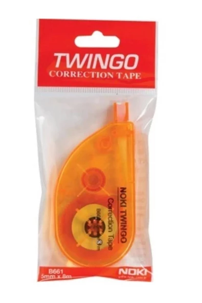 Şerit Daksil 5mmx8 Metre 1 Adet Şerit Düzeltici Twingo Şerit Silici Correction Tape - 2