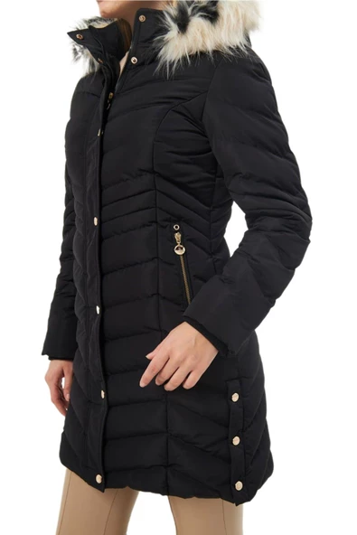 Kadın Büyük Beden Kapüşonlu Spor Mont M5302 BGL-ST03221 - Resim 10