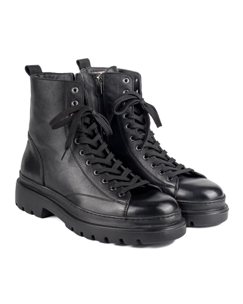 Artos Siyah Hakiki Deri Erkek Bot - Resim 2
