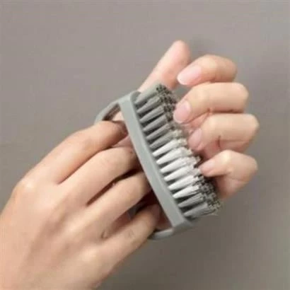 BUFFER® Tutamaçlı Plastik Pratik Tırnak ve Kıyafet Yaka Temizlik Fırçası- TP-113 - 2