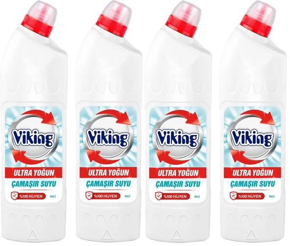 Viking Ultra Çamaşır Suyu İnci 750 ml 4 Adet