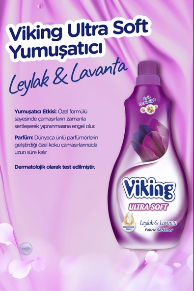 Viking Yumuşatıcı Soft Leylak&Lavanta 1400 ml 3 Adet - 2