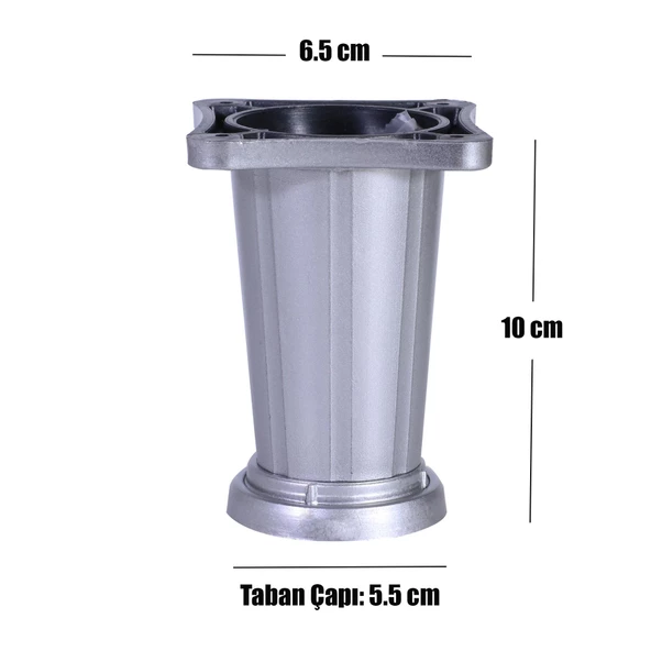 Mobilya Masa Puf Sehpa TV Ünitesi Ayağı Baza Ayak 10 cm - 3