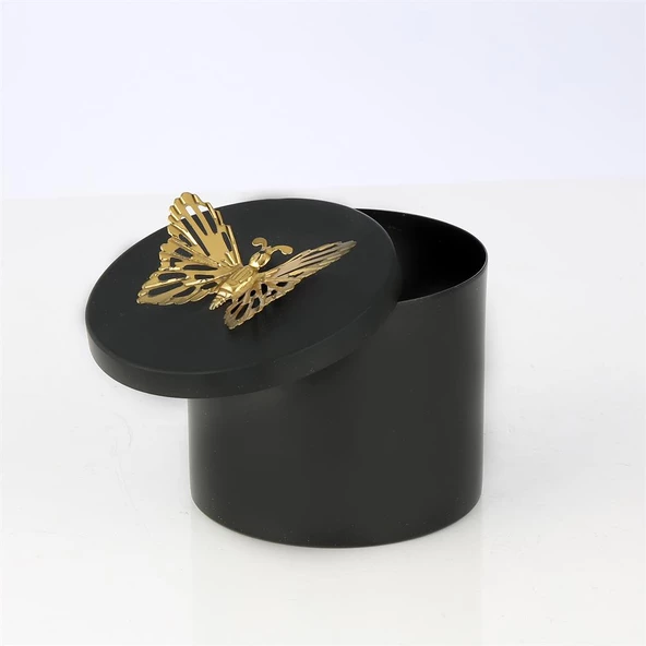 Vitale Butterfly Siyah Kutu 9x8 cm AK.JA0155