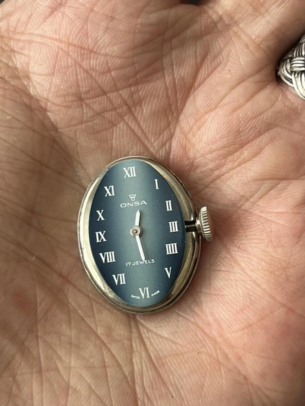 Onsa 23mm Çelik Kordon Vintage Kadın Kol Saati 046 (Kutusuz) - 9