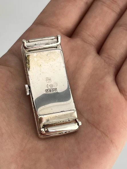 Onsa Gümüş Kasa Vintage Kol Saati 026 (Kordonsuz) - Resim 2