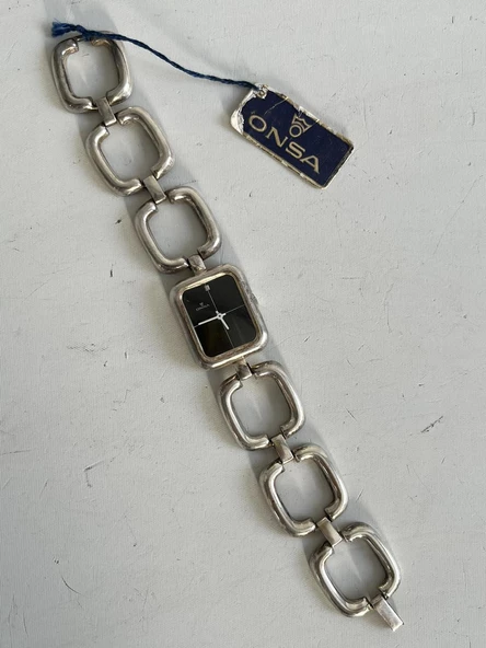 Onsa Çelik Kordon Vintage Kadın Kol Saati 047 (Kutusuz) - 4