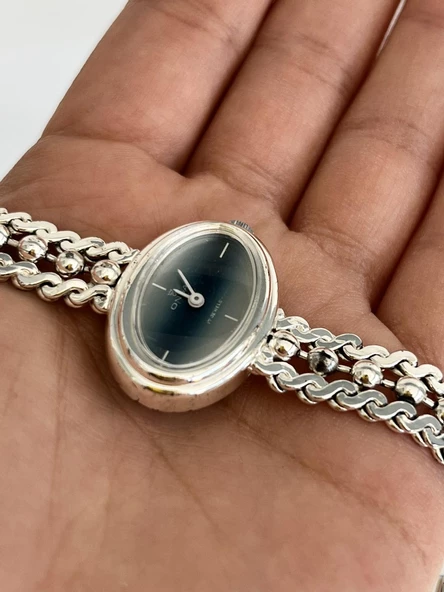Onsa 27mm Çelik Kordon Vintage Kadın Kol Saati 049 (Kutusuz) - 2