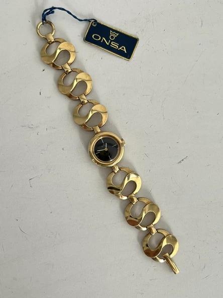 Onsa 25mm Çelik Kordon Vintage Kadın Kol Saati 043 (Kutusuz) - 4