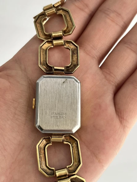 Onsa Çelik Kordon Vintage Kadın Kol Saati 044 (Kutusuz) - Resim 3