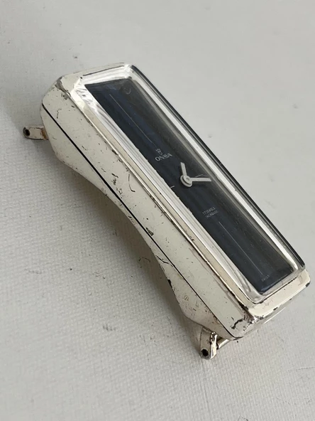 Onsa Gümüş Kasa Vintage Kol Saati 026 (Kordonsuz) - Resim 7