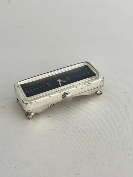 Onsa Gümüş Kasa Vintage Kol Saati 026 (Kordonsuz) - Resim 8