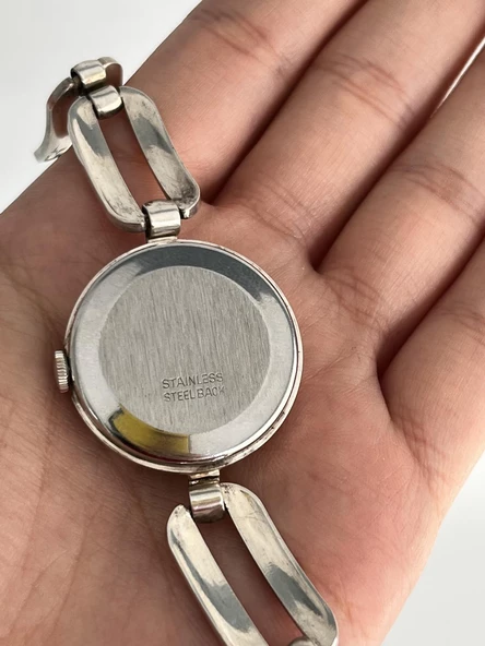 Onsa 28mm Çelik Kordon Vintage Kadın Kol Saati 040 (Kutusuz) - 3