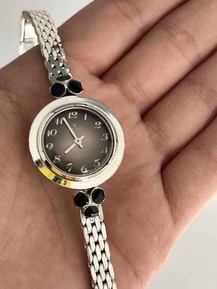 Onsa 25mm Çelik Kordon Vintage Kadın Kol Saati D-067 (Kutusuz) ürün görseli