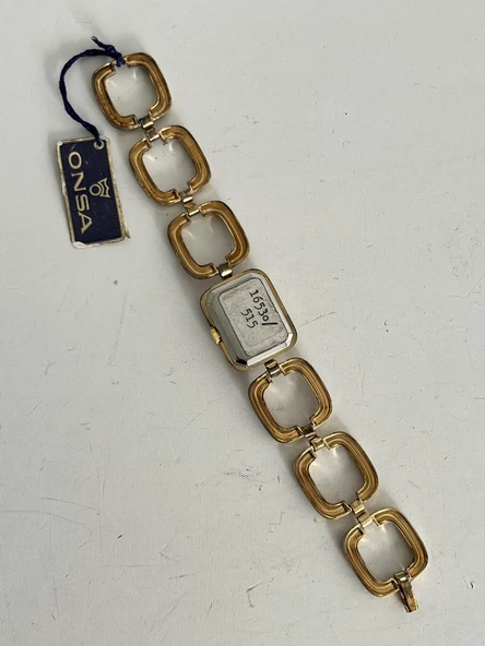 Onsa Çelik Kordon Vintage Kadın Kol Saati 064 (Kutusuz) - Resim 9